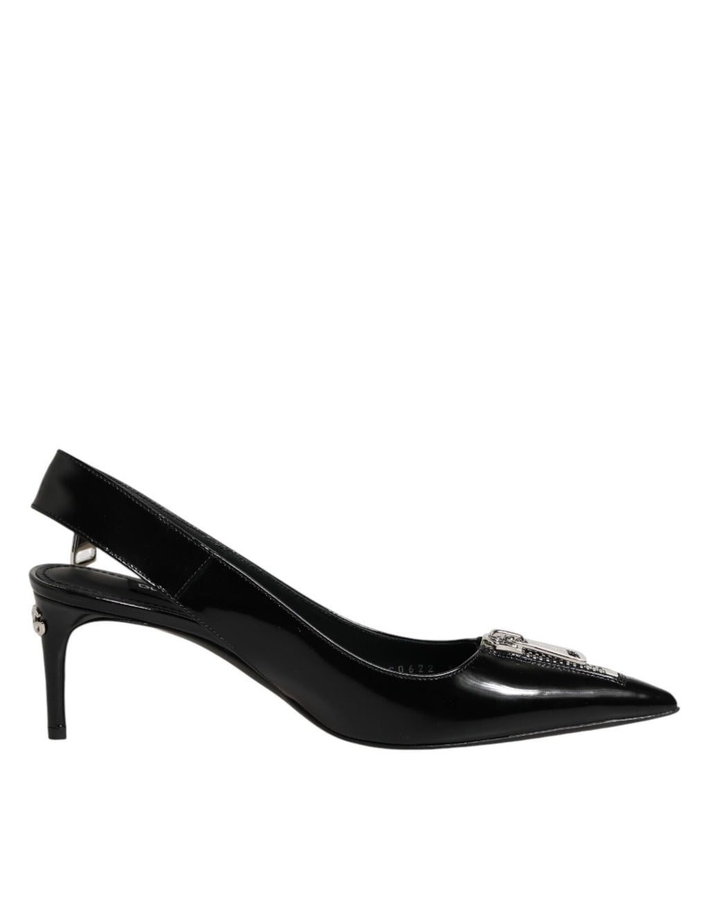Chaussures à talons escarpins Dolce & Gabbana en cuir noir à fermeture éclair