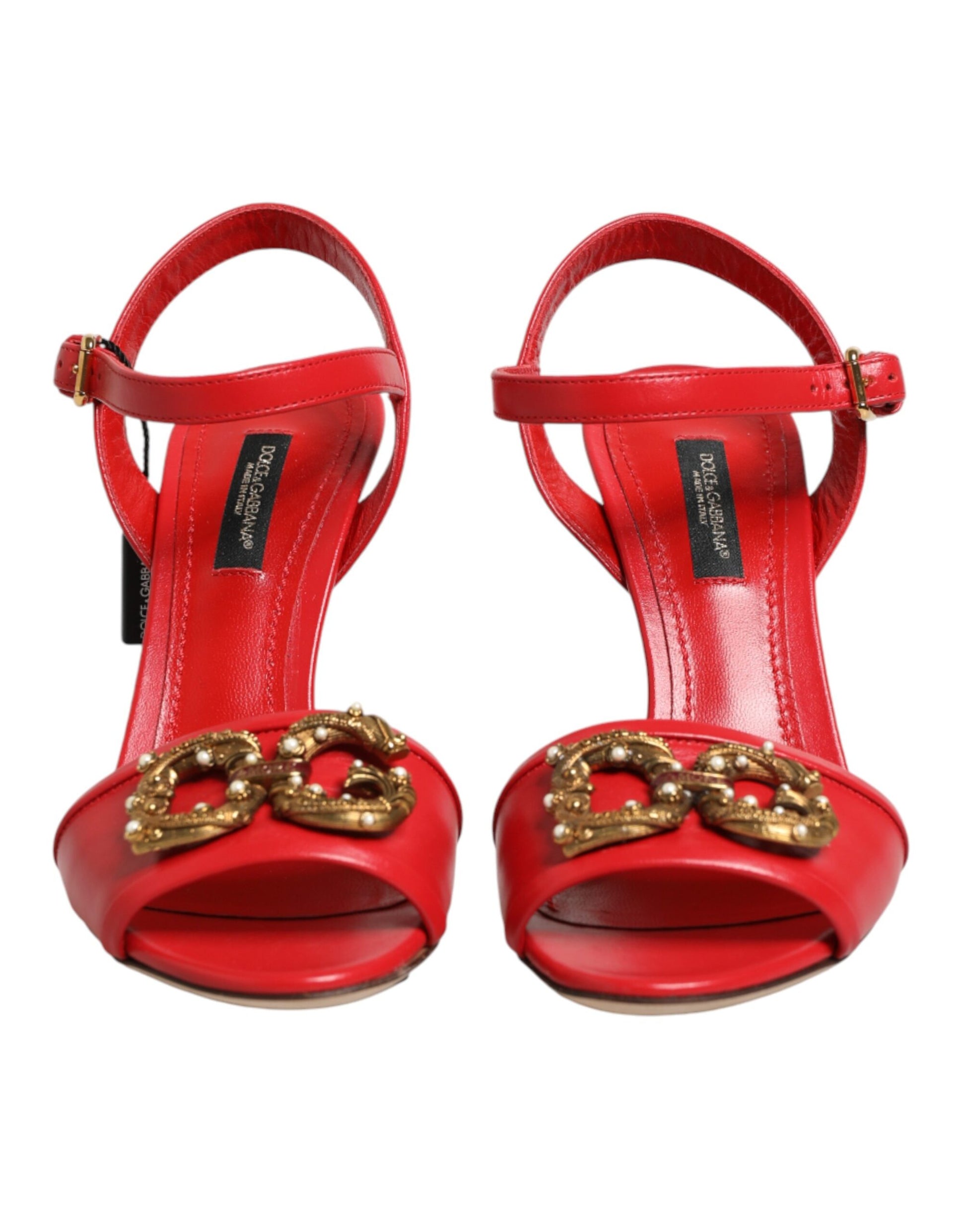Dolce & Gabbana Red Stiletto Heels for Women detail view