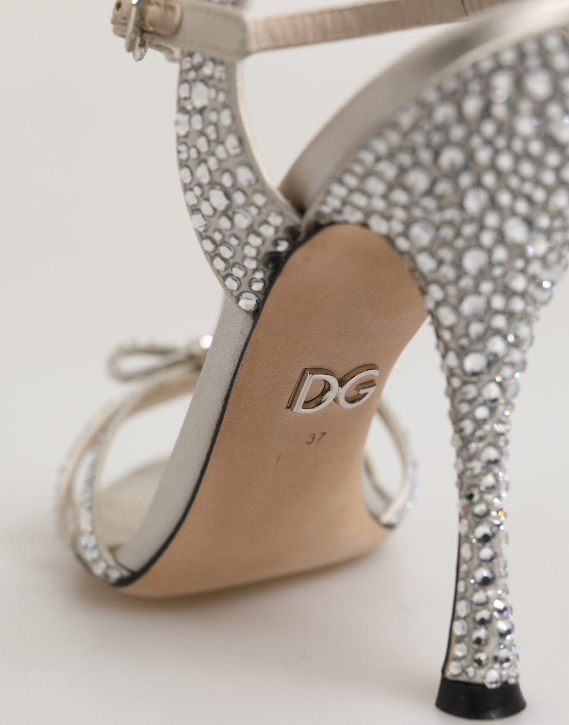 Dolce & Gabbana Silver Stiletto Heels for Women additional view