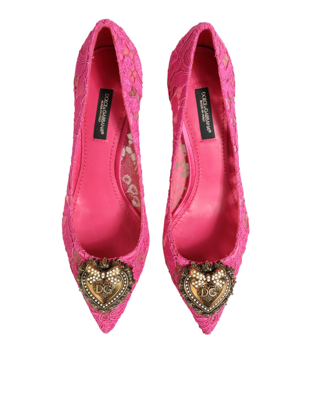 Dolce & Gabbana Pink Mid Heel for Women side view
