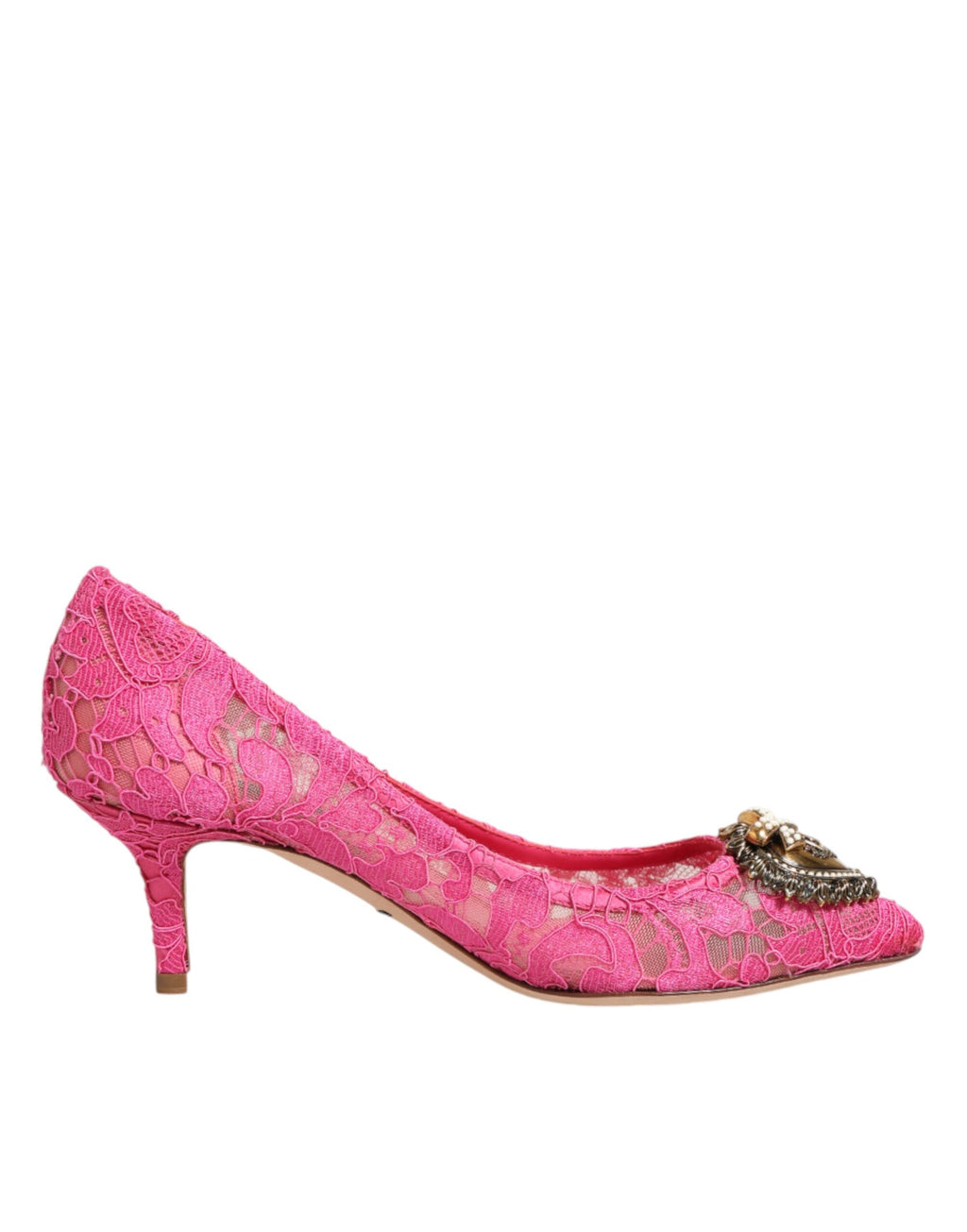 Dolce & Gabbana Pink Mid Heel for Women alternate view