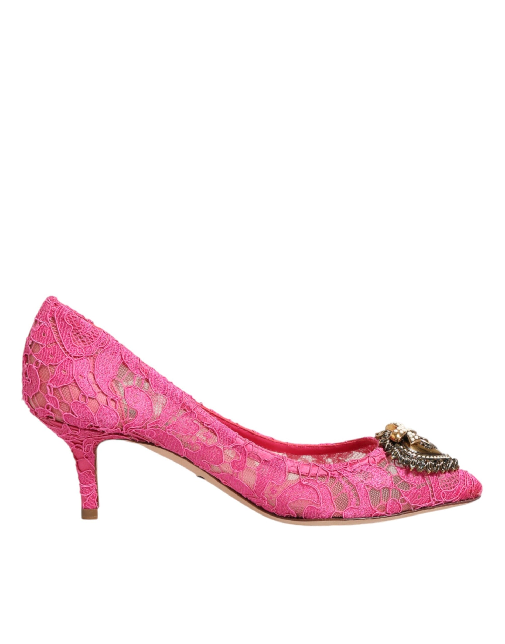Dolce & Gabbana Pink Mid Heel for Women alternate view