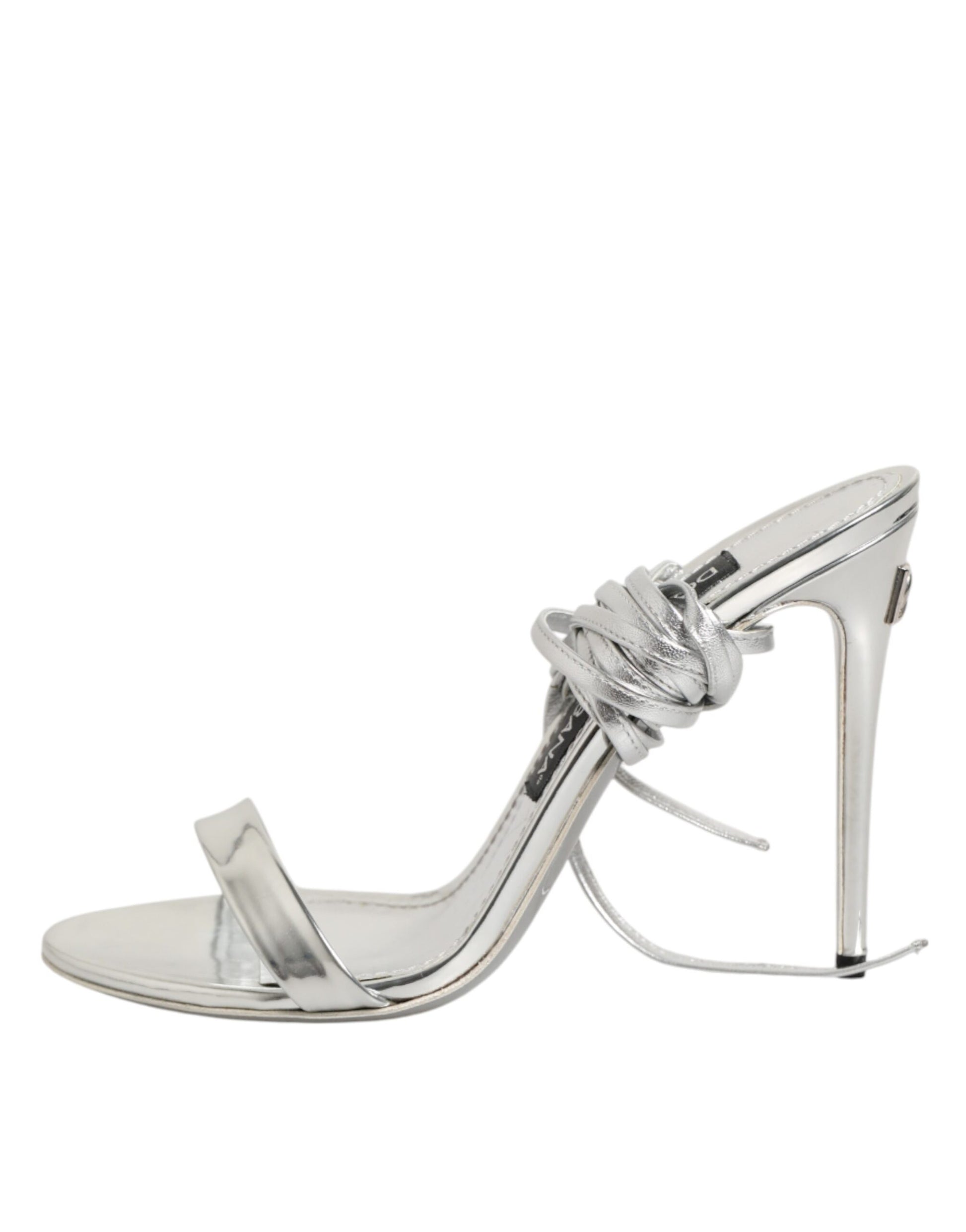 Dolce & Gabbana Silver Stiletto Heels for Women additional view