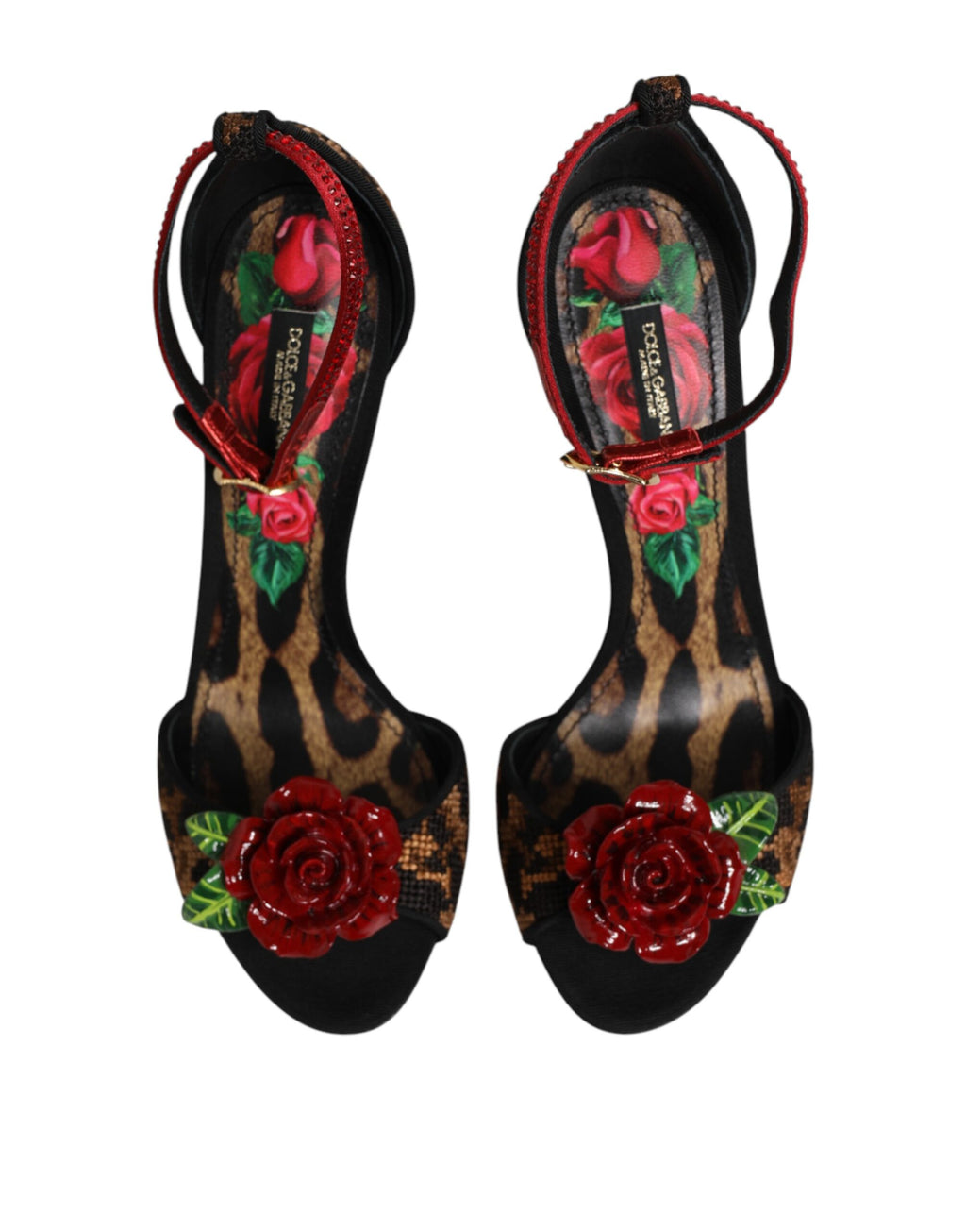 Dolce & Gabbana Brown Stiletto Heels for Women side view