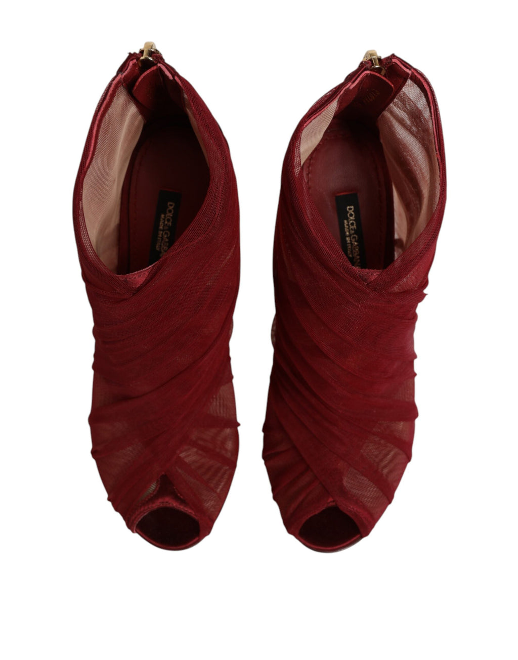 Dolce & Gabbana Red High Heel for Women side view