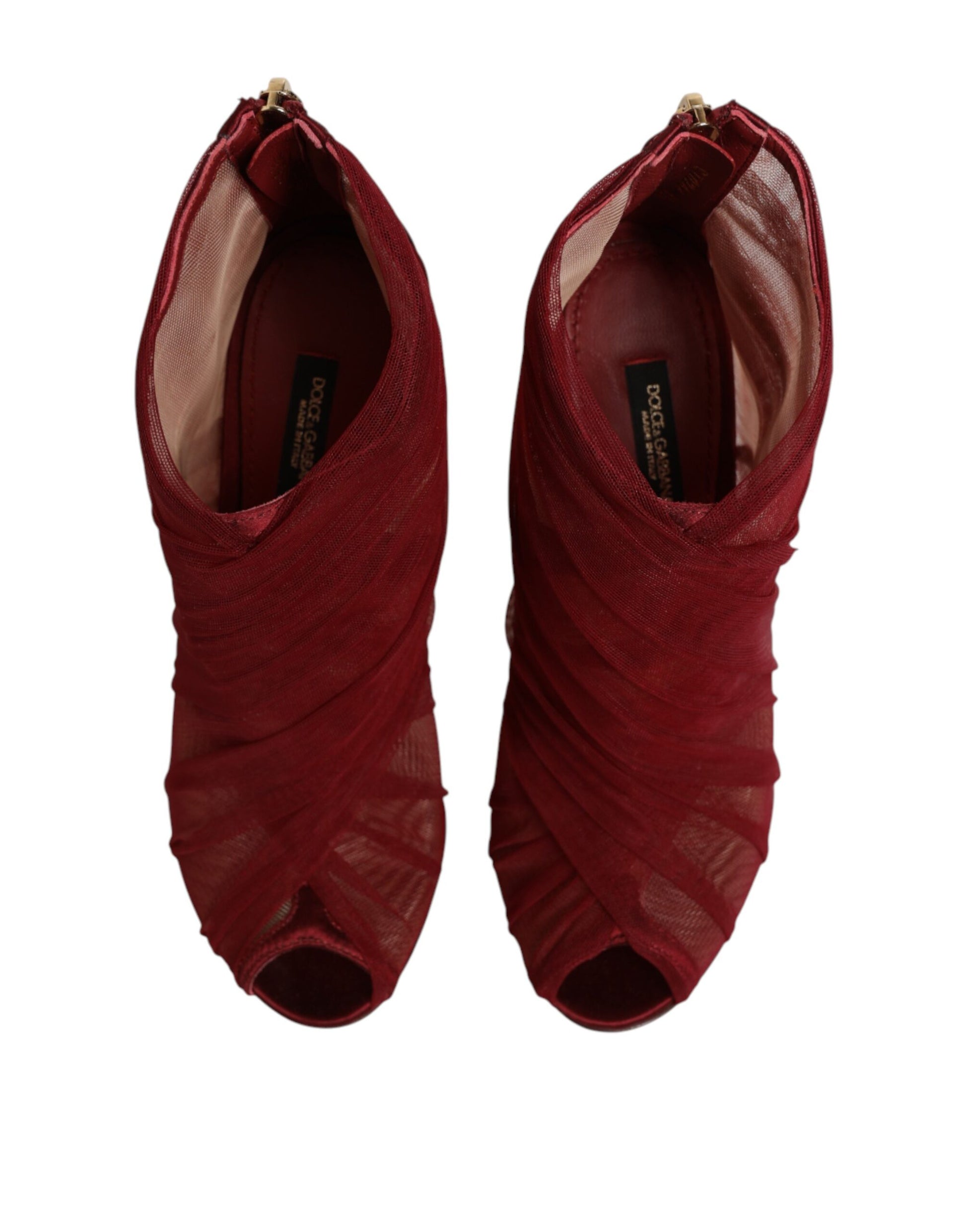Dolce & Gabbana Red High Heel for Women side view