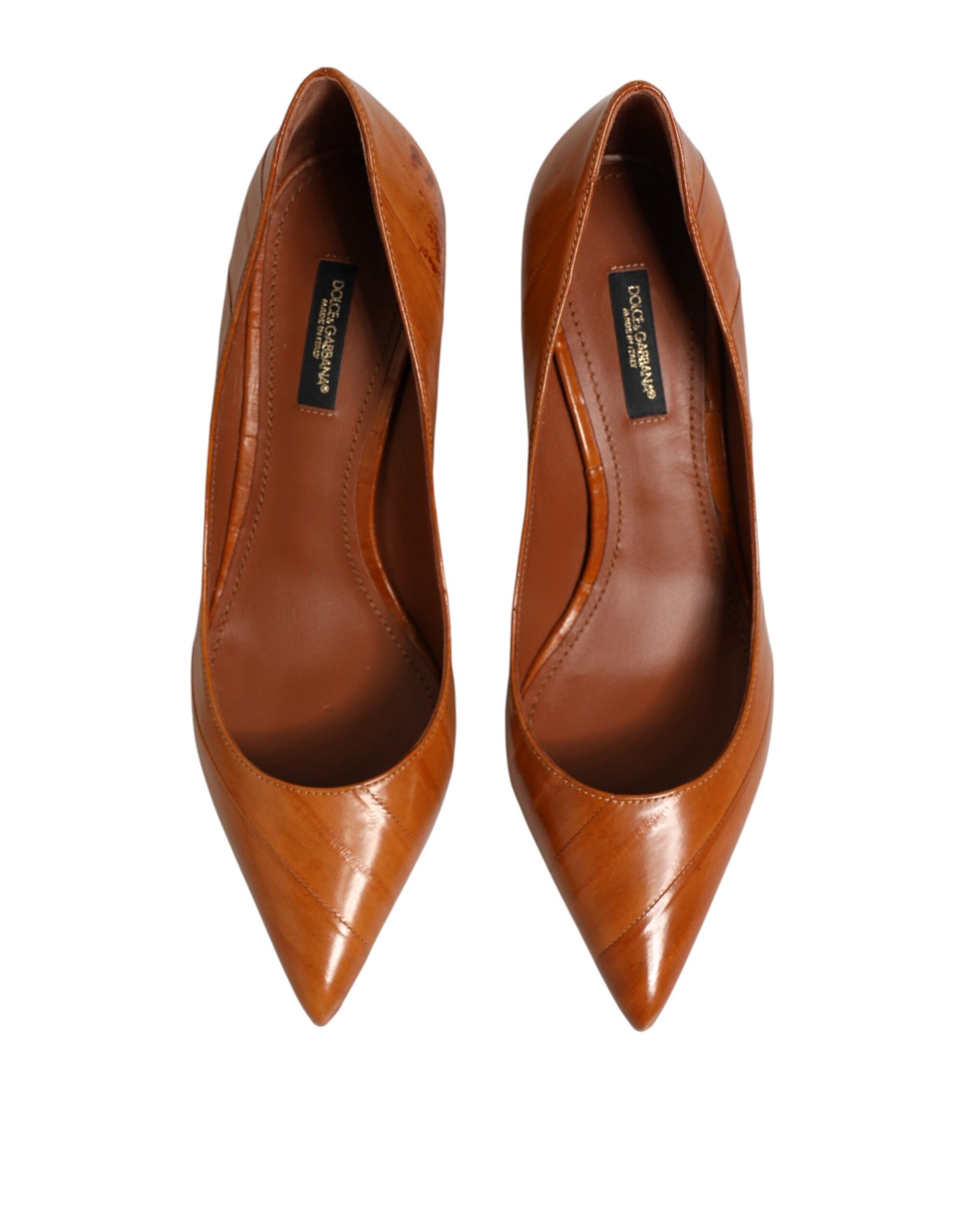 Dolce & Gabbana Brown Mid Heel for Women side view
