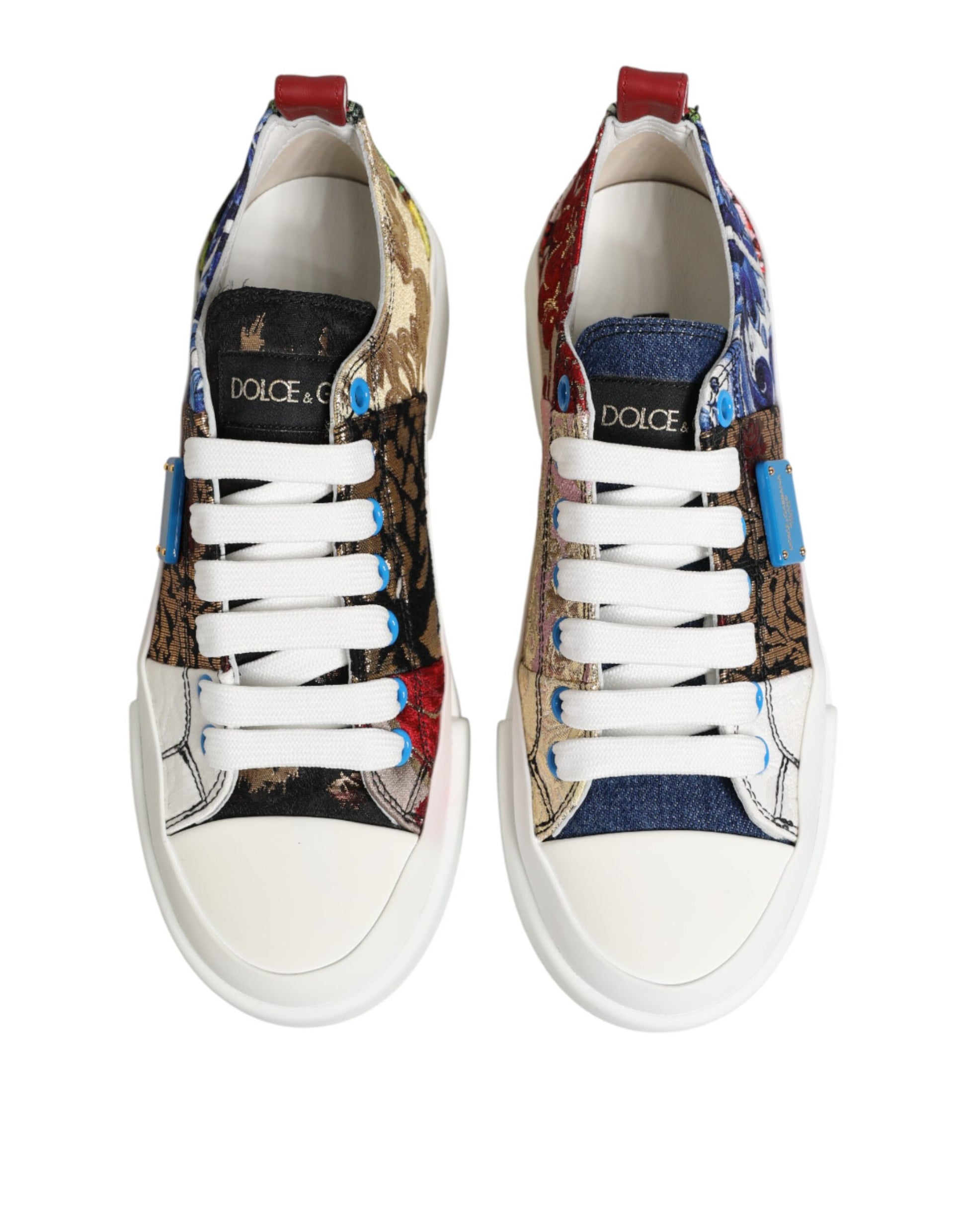 Dolce & Gabbana Multicolor Low Top Sneakers for Women side view