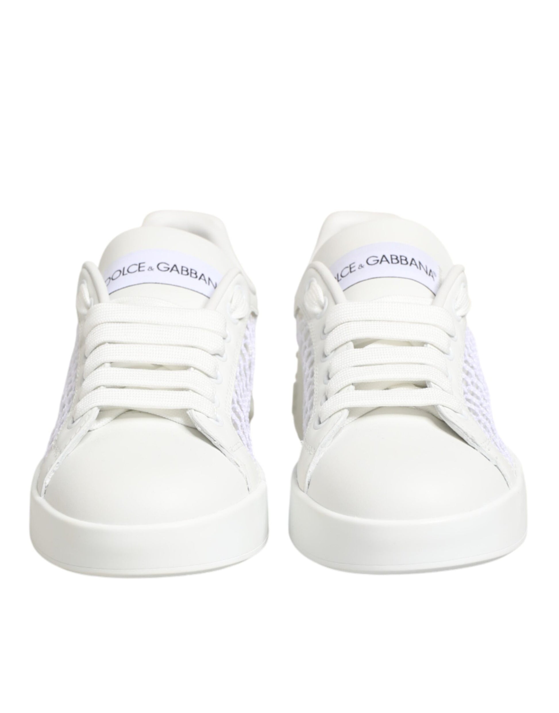 Dolce & Gabbana White Low Top Sneakers for Women detail view