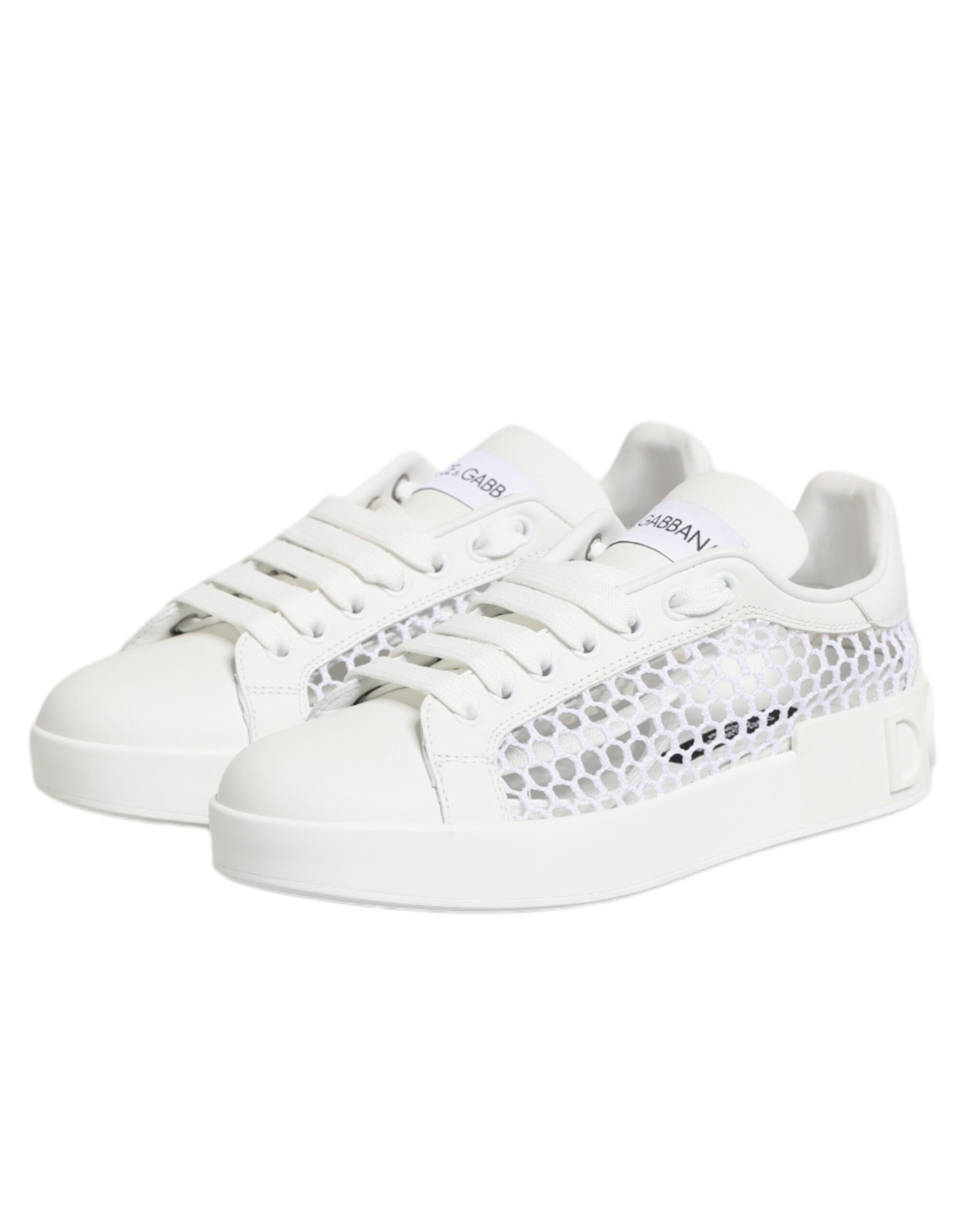 Dolce & Gabbana White Low Top Sneakers for Women additional view
