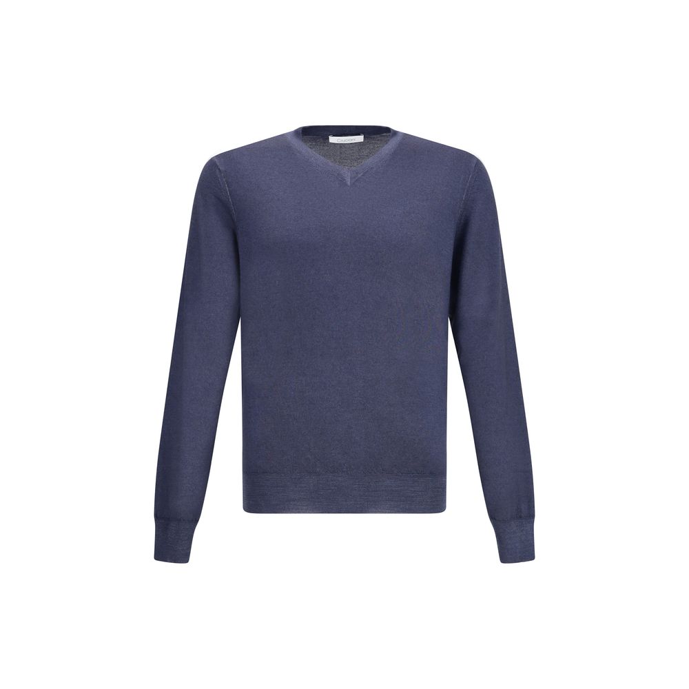 Cruciani Bicolor Cashmere Cashmere Sweater