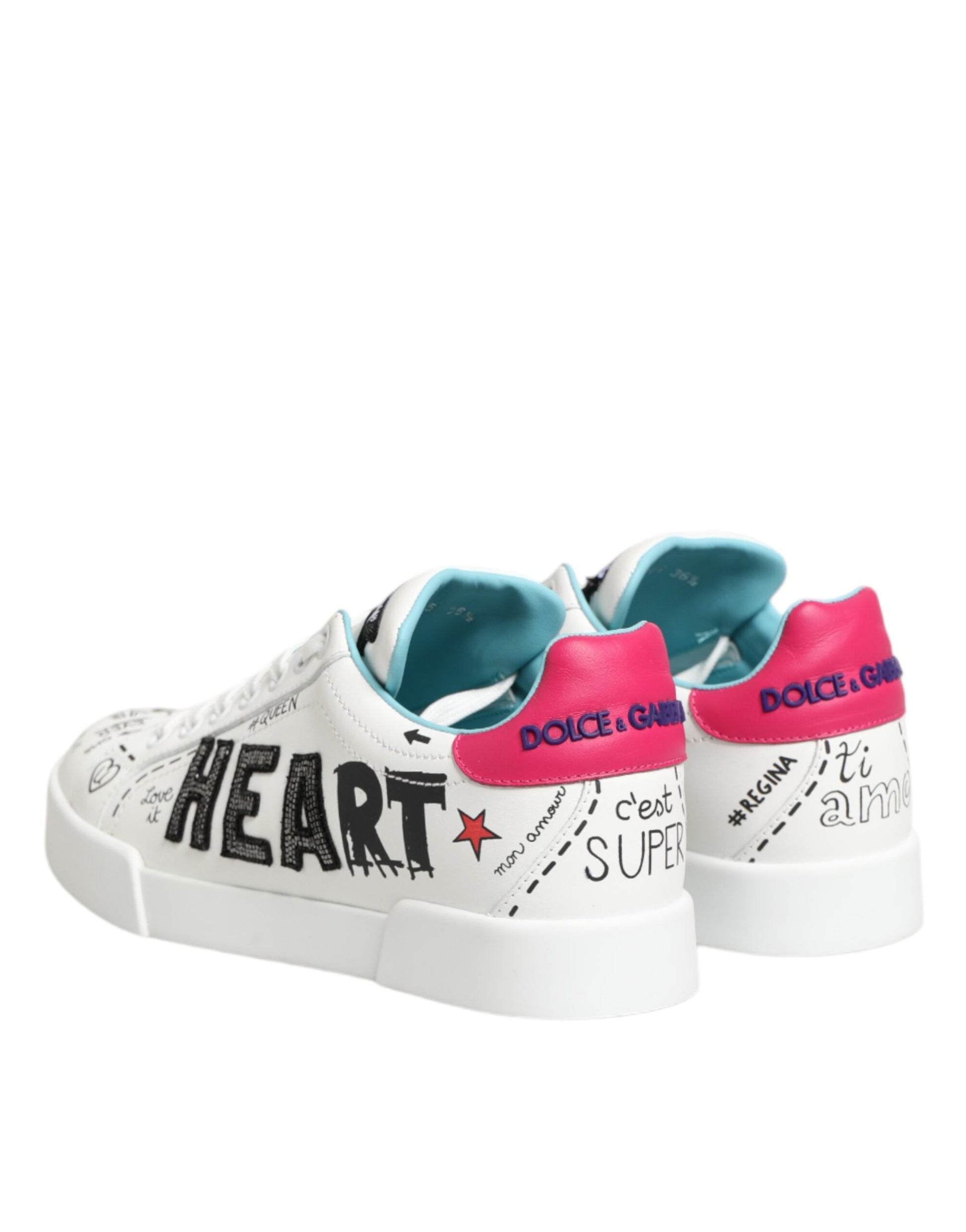 Dolce & Gabbana White Low Top Sneakers for Women additional view
