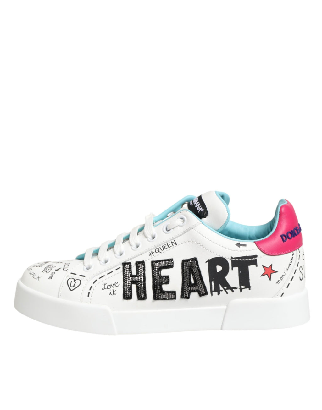 Dolce & Gabbana White Low Top Sneakers for Women additional view