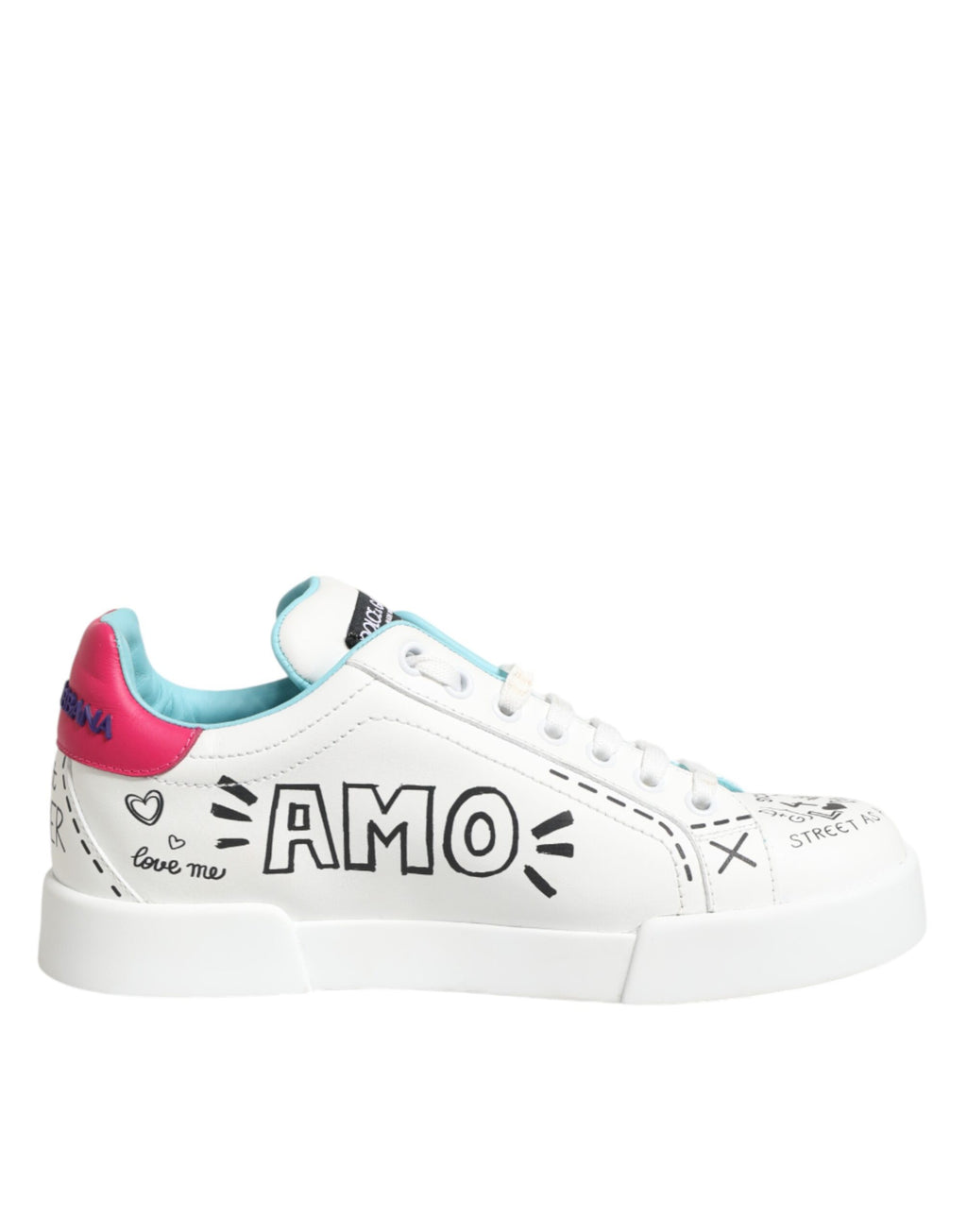Dolce & Gabbana White Low Top Sneakers for Women alternate view