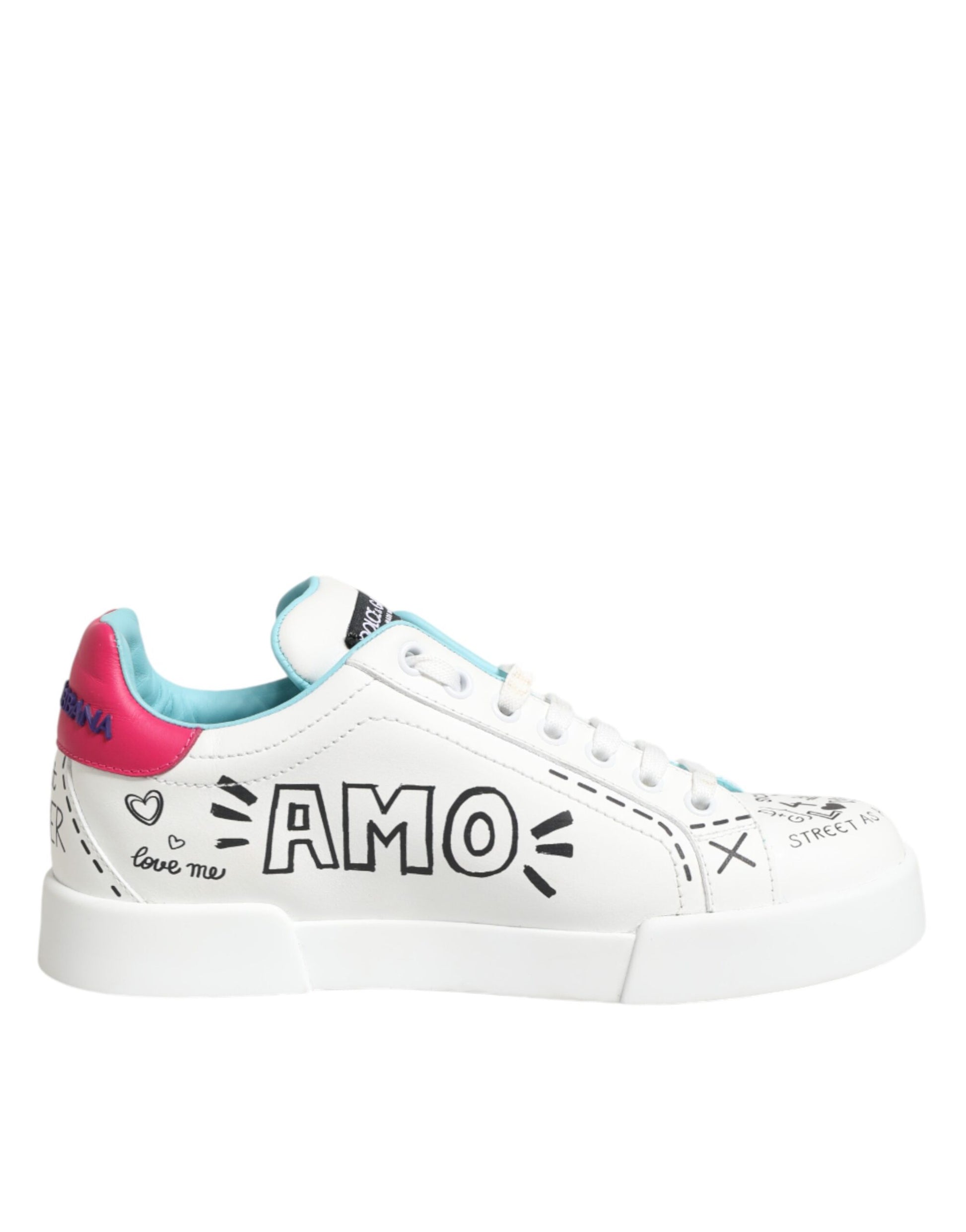 Dolce & Gabbana White Low Top Sneakers for Women