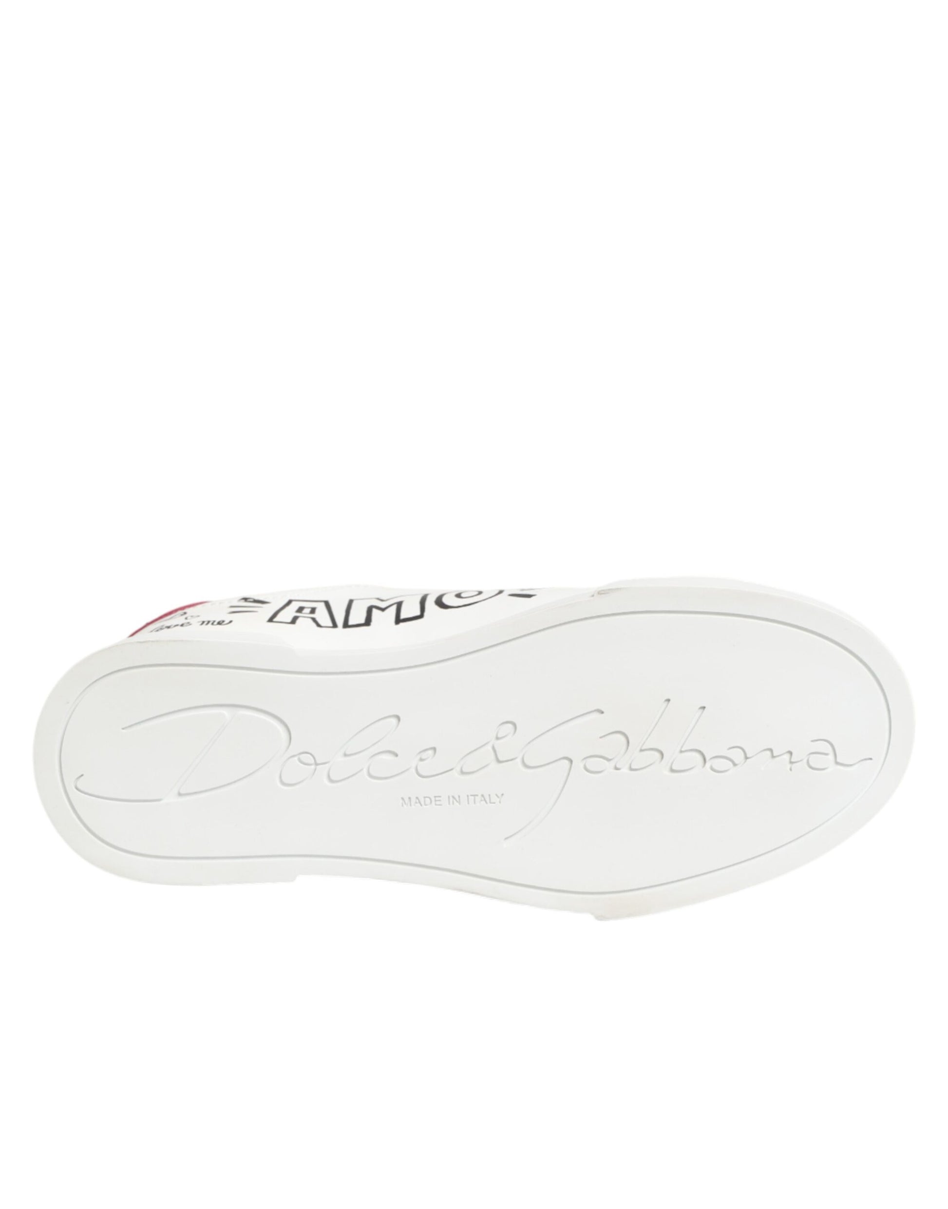 Dolce & Gabbana White Low Top Sneakers for Women additional view