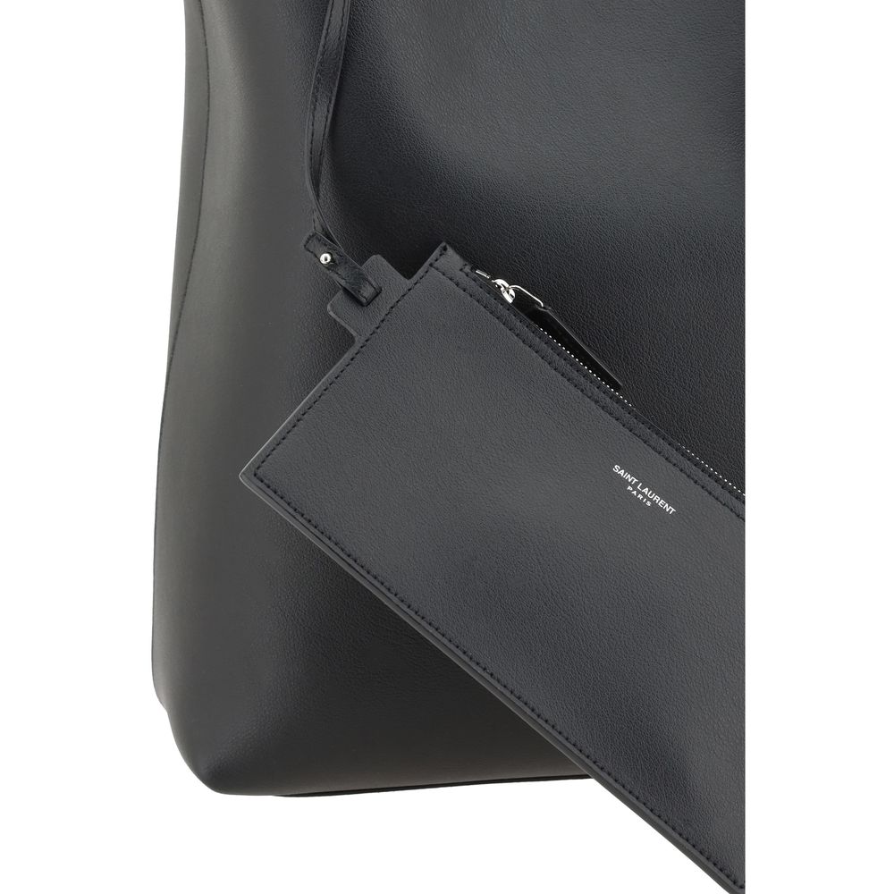 Sac à bandoulière Saint Laurent en agneau noir Ovis Aries Aries