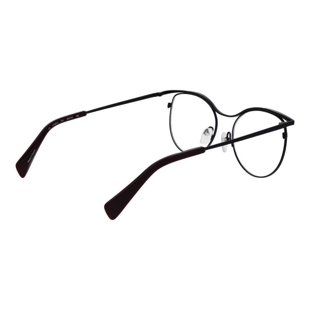Yohji Yamamoto Black Glasses Frames for Women detail view
