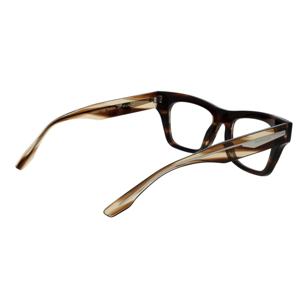 Trussardi Brown Glasses Frames for Women detail view