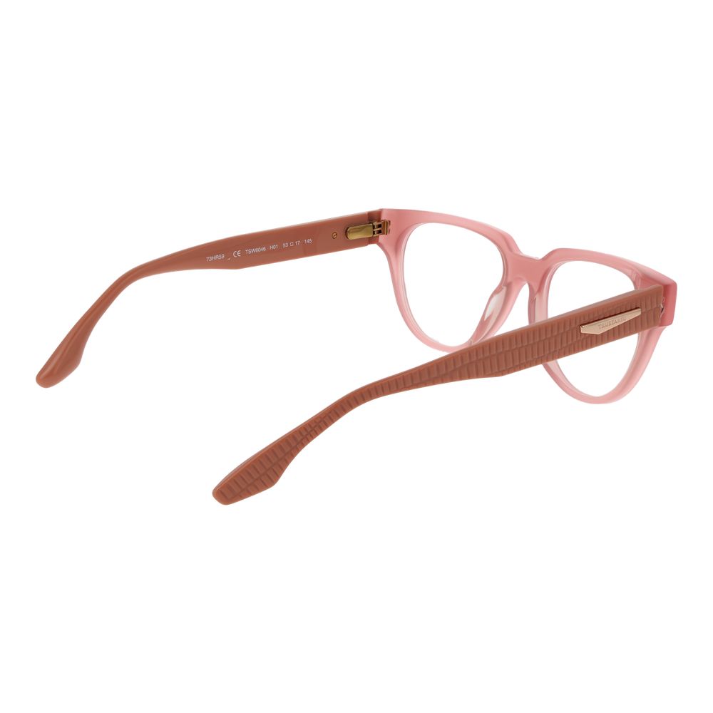 Trussardi Pink Glasses Frames for Women detail view
