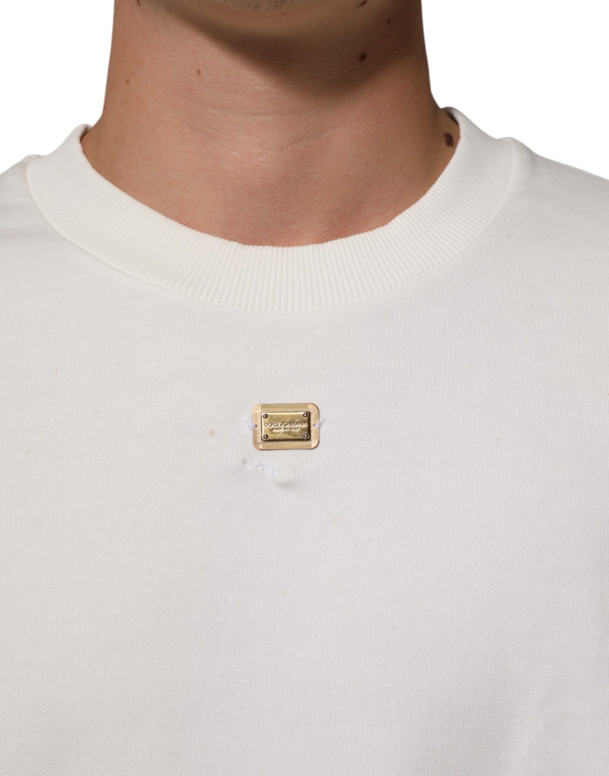 Dolce & Gabbana White Sweatshirt for Men additional view