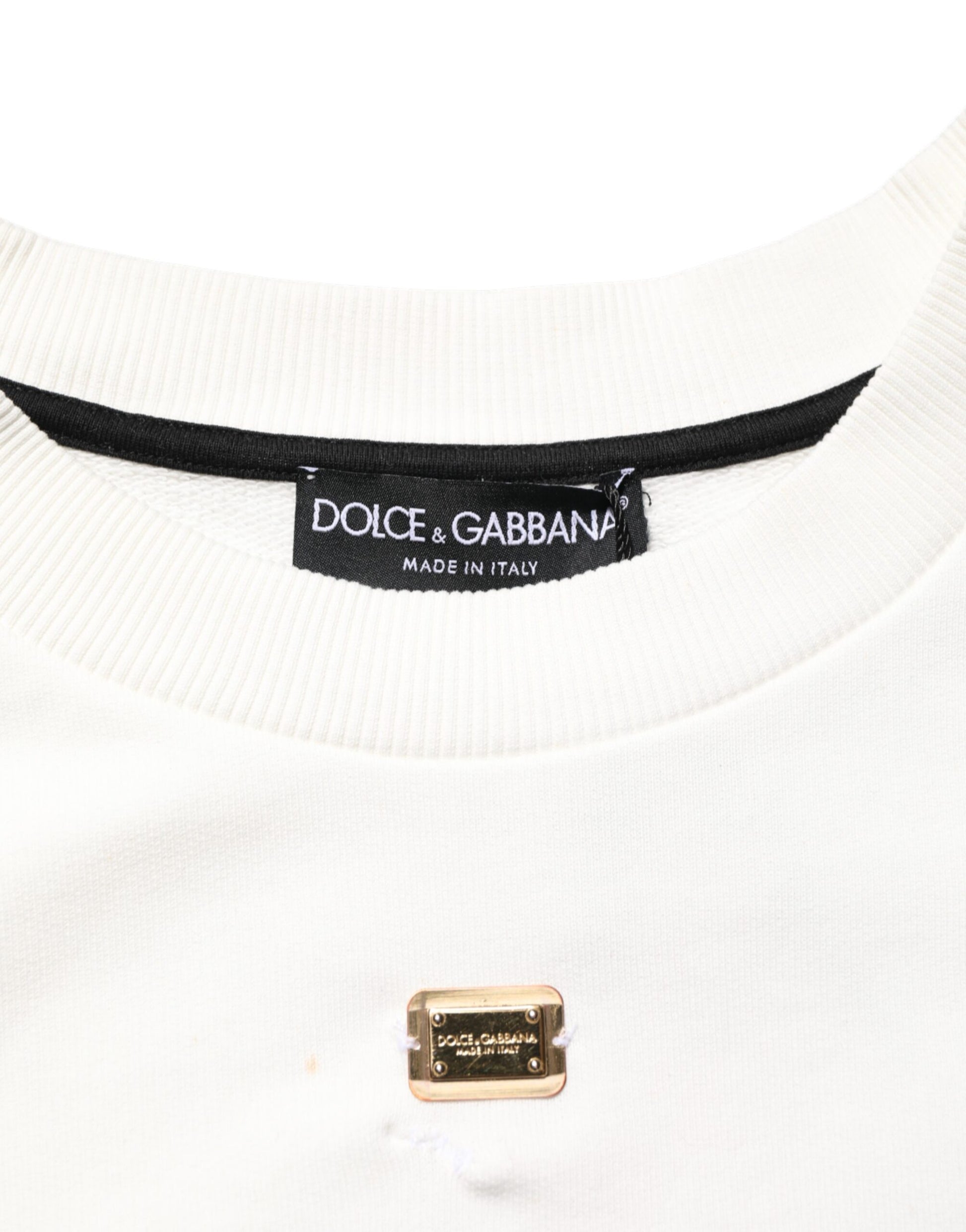 Dolce & Gabbana White Sweatshirt for Men additional view