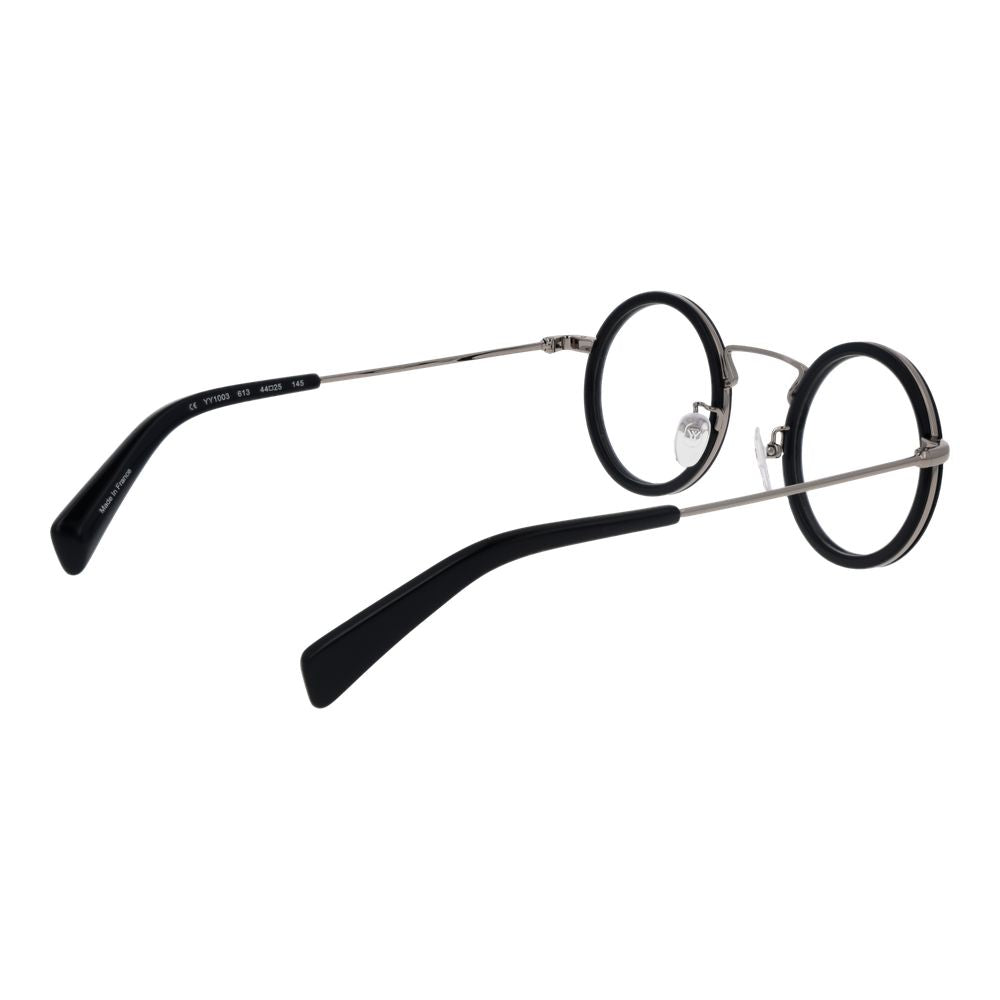 Lunettes Yohji Yamamoto en métal et plastique noires (Montures)