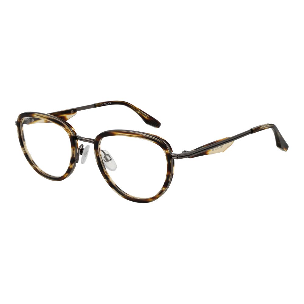 Trussardi Brown Glasses Frames for Men