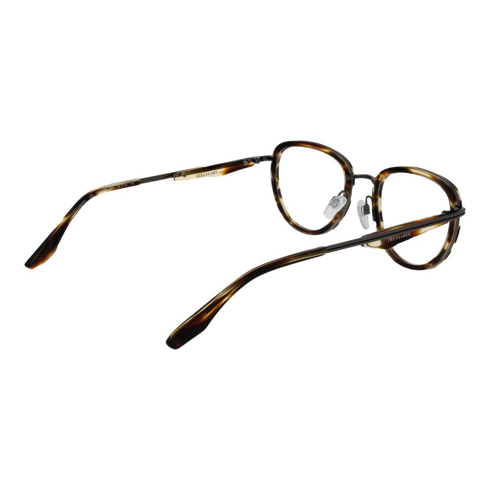 Trussardi Brown Glasses Frames for Men detail view
