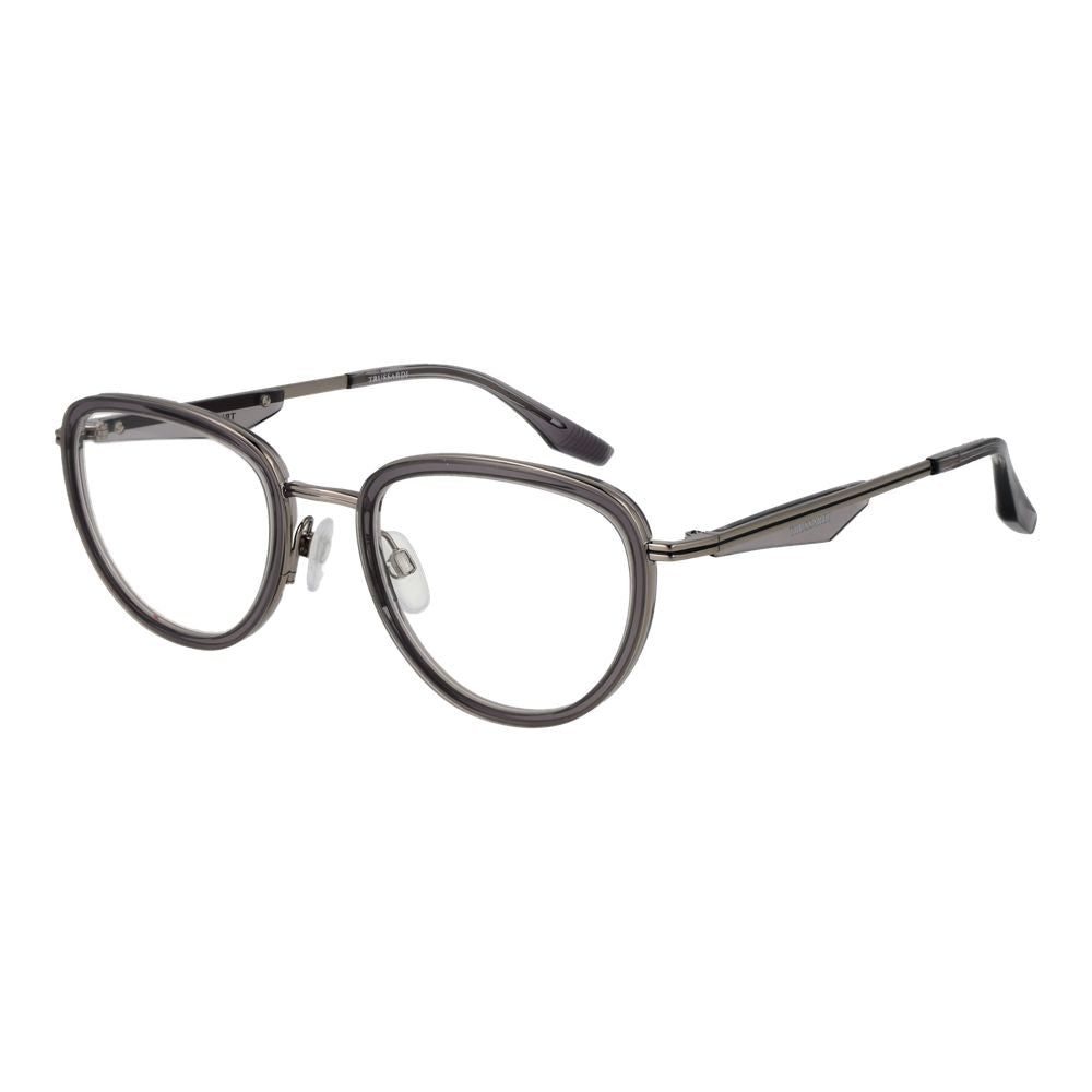 Trussardi Grey Glasses Frames for Men