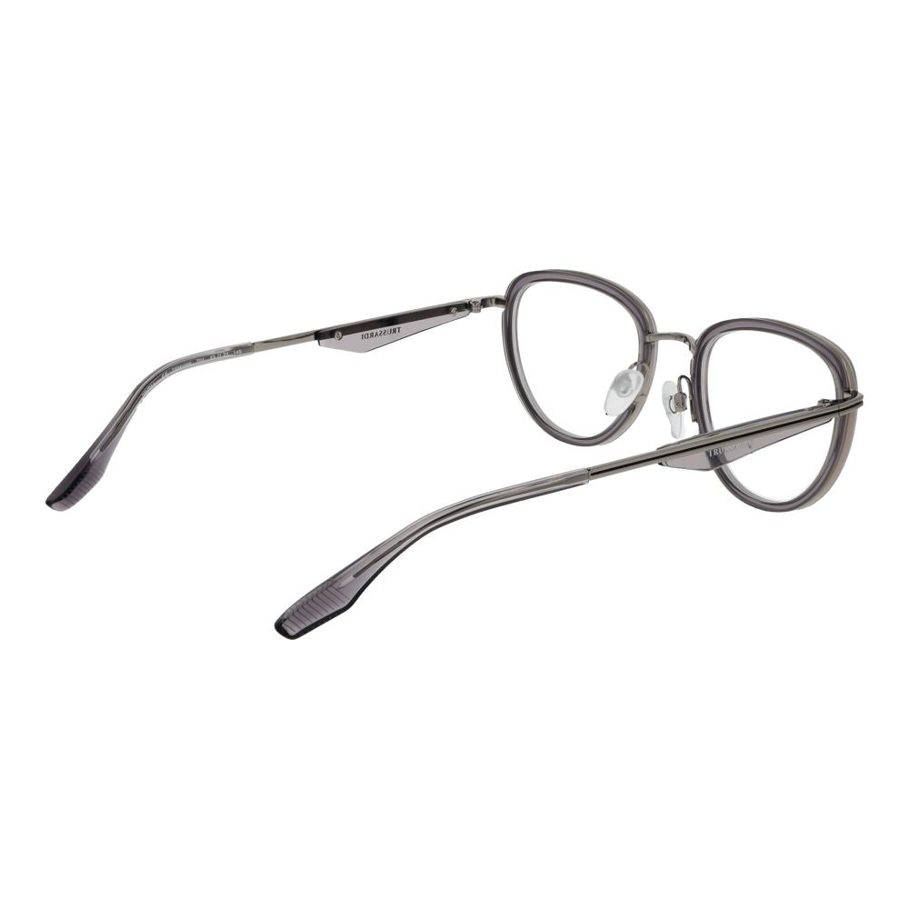 Trussardi Grey Glasses Frames for Men detail view