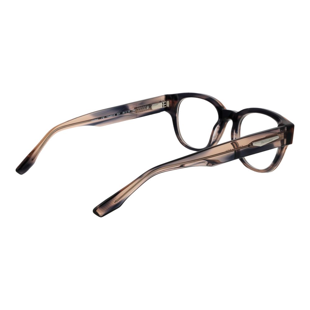 Trussardi Grey Glasses Frames for Men detail view