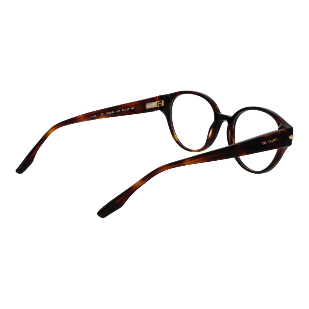 Trussardi Brown Glasses Frames for Women detail view