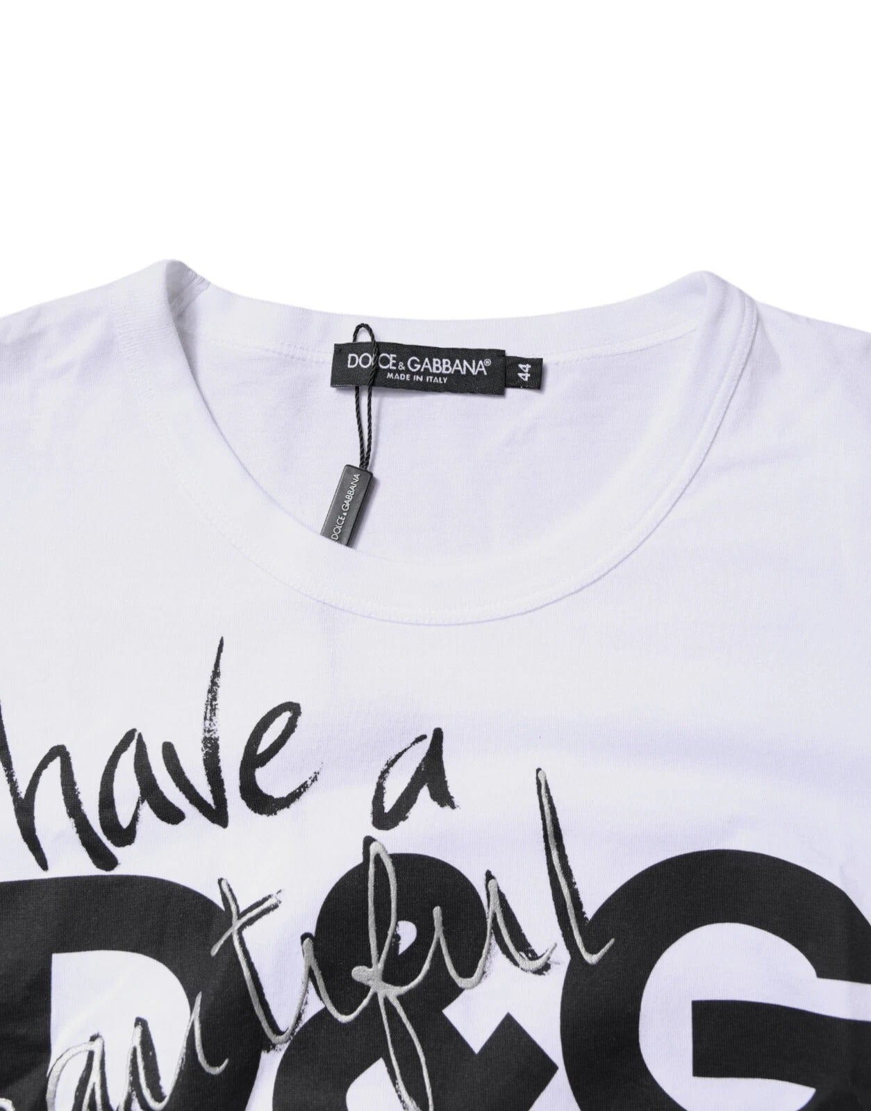 Dolce & Gabbana White Long Sleeve T-Shirt for Men alternate view