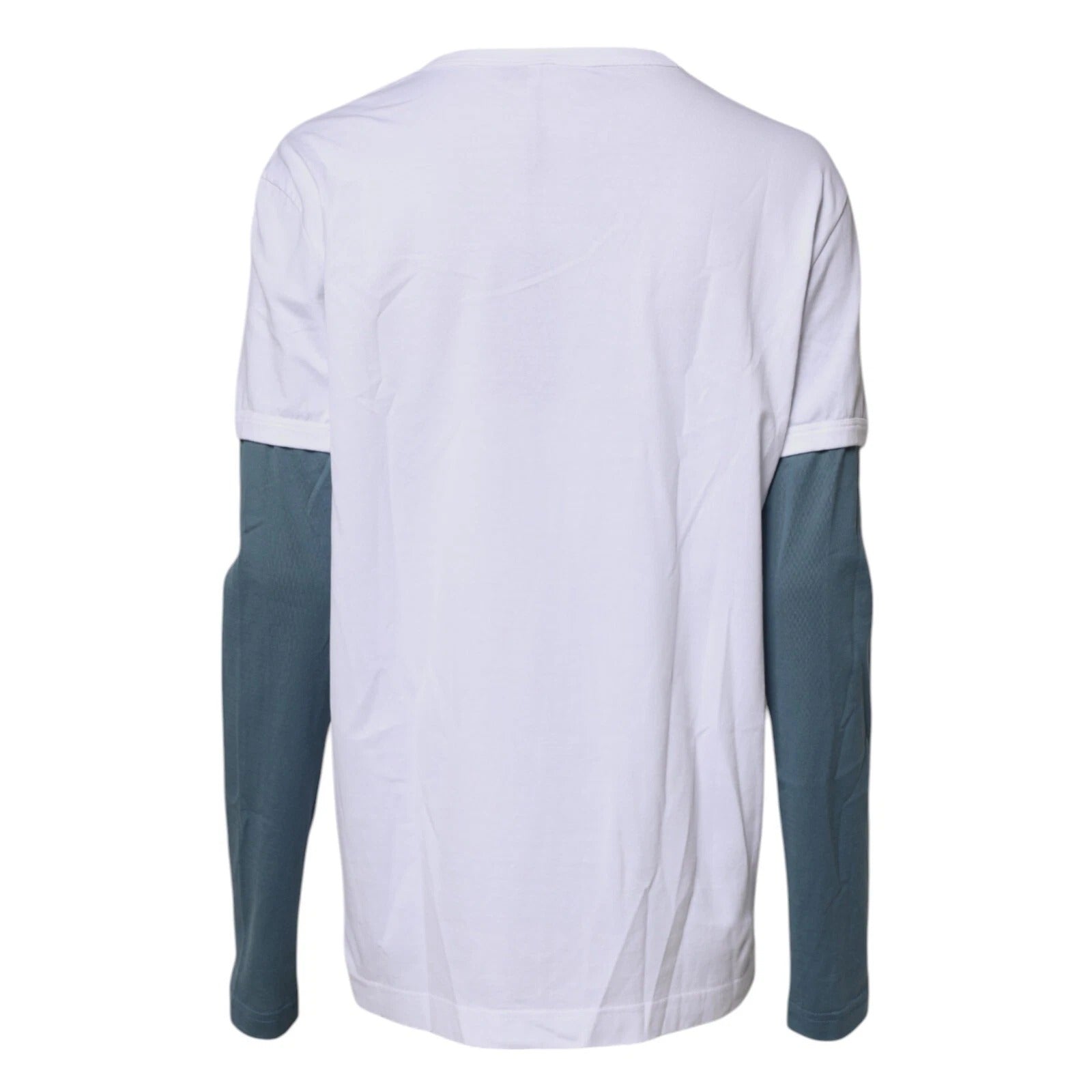 Dolce & Gabbana White Long Sleeve T-Shirt for Men detail view