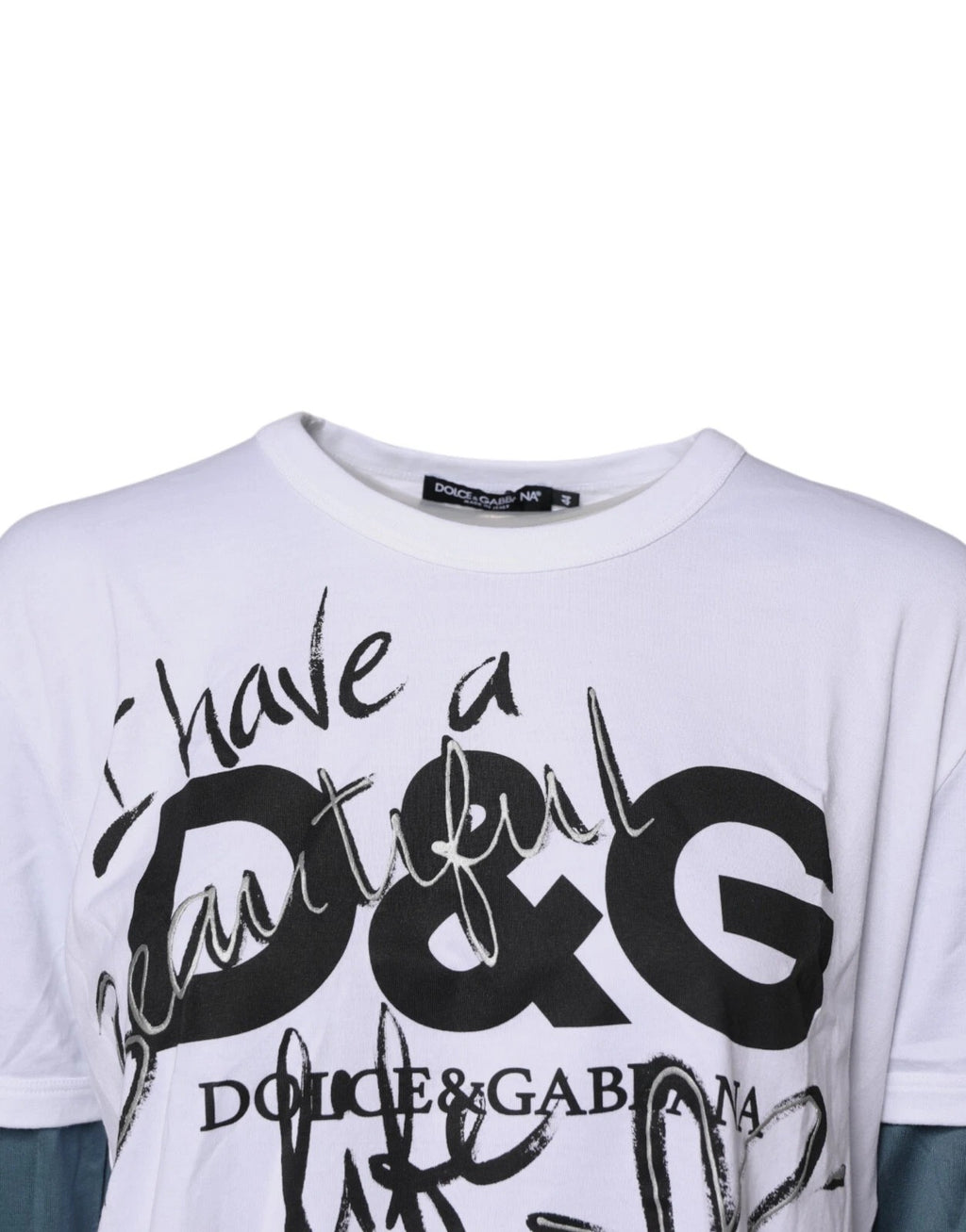 Dolce & Gabbana White Long Sleeve T-Shirt for Men additional view