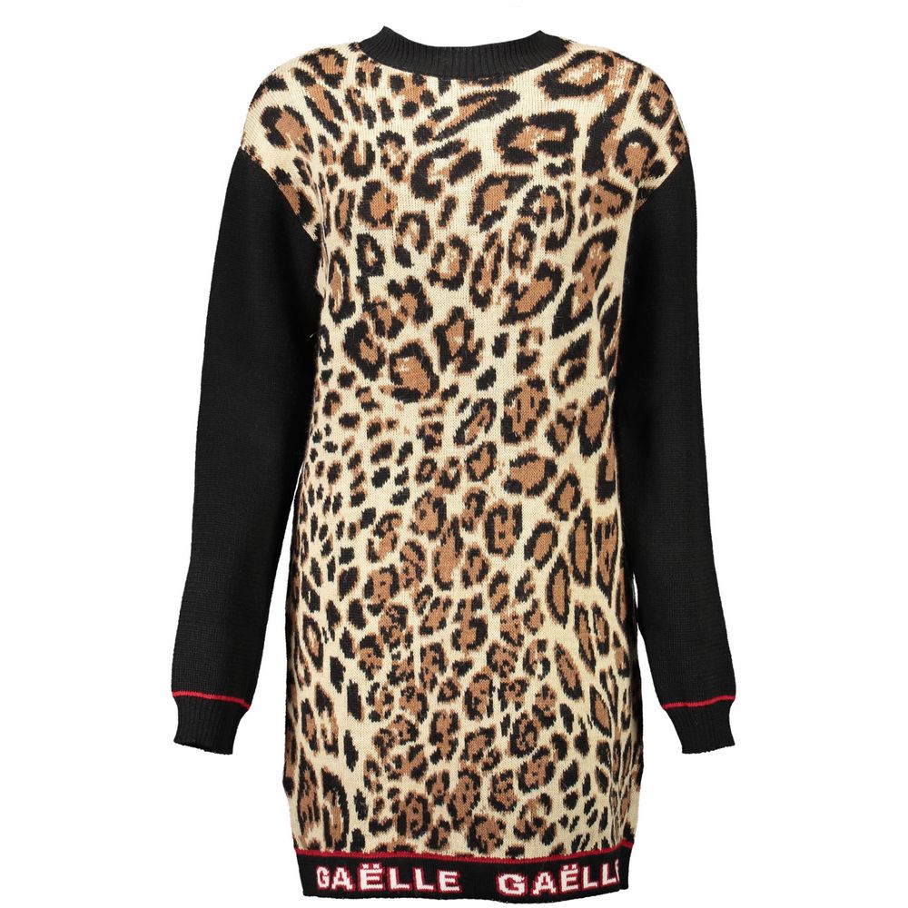Gaelle Paris Beige Casual Dress for Women