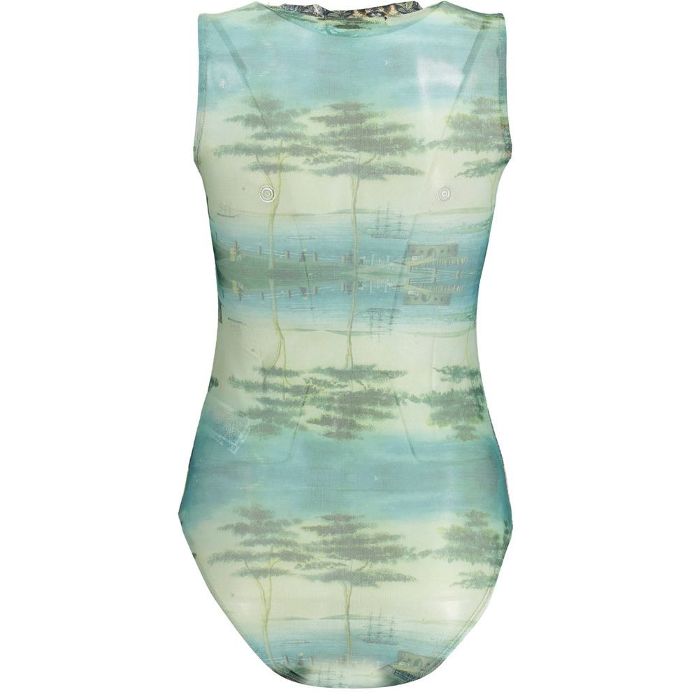 Body en polyester vert Desigual pour femme