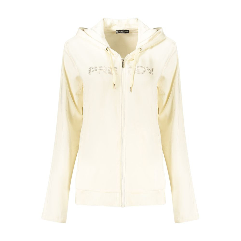 Sweat-shirt Femme Freddy Bianco Coton