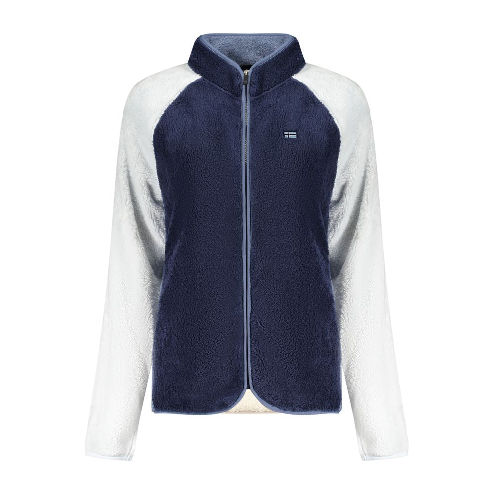 Norvège 1963 Polyester Bleu Sweat-shirt Femme
