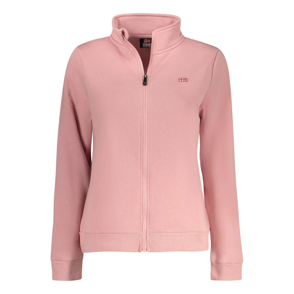 Norvège 1963 Sweat-shirt Femme en Coton Rose