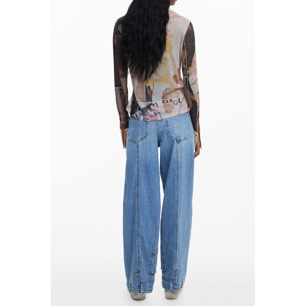 Desigual Beige Polyester Women Shirt