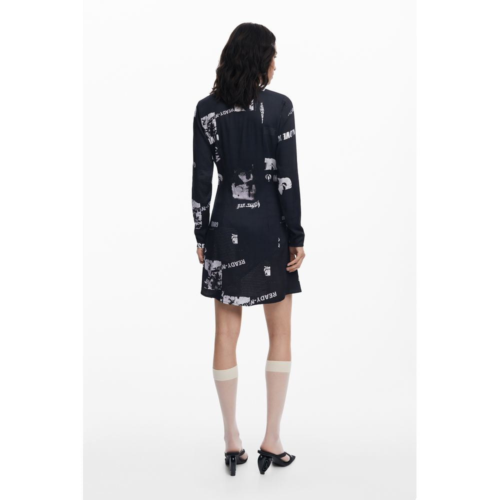 Desigual Black Casual Dress for Women alternate view