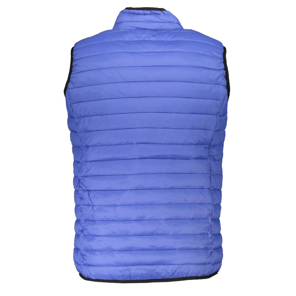 Gianmarco Venturi Blue Sleeveless Jacket for Men alternate view
