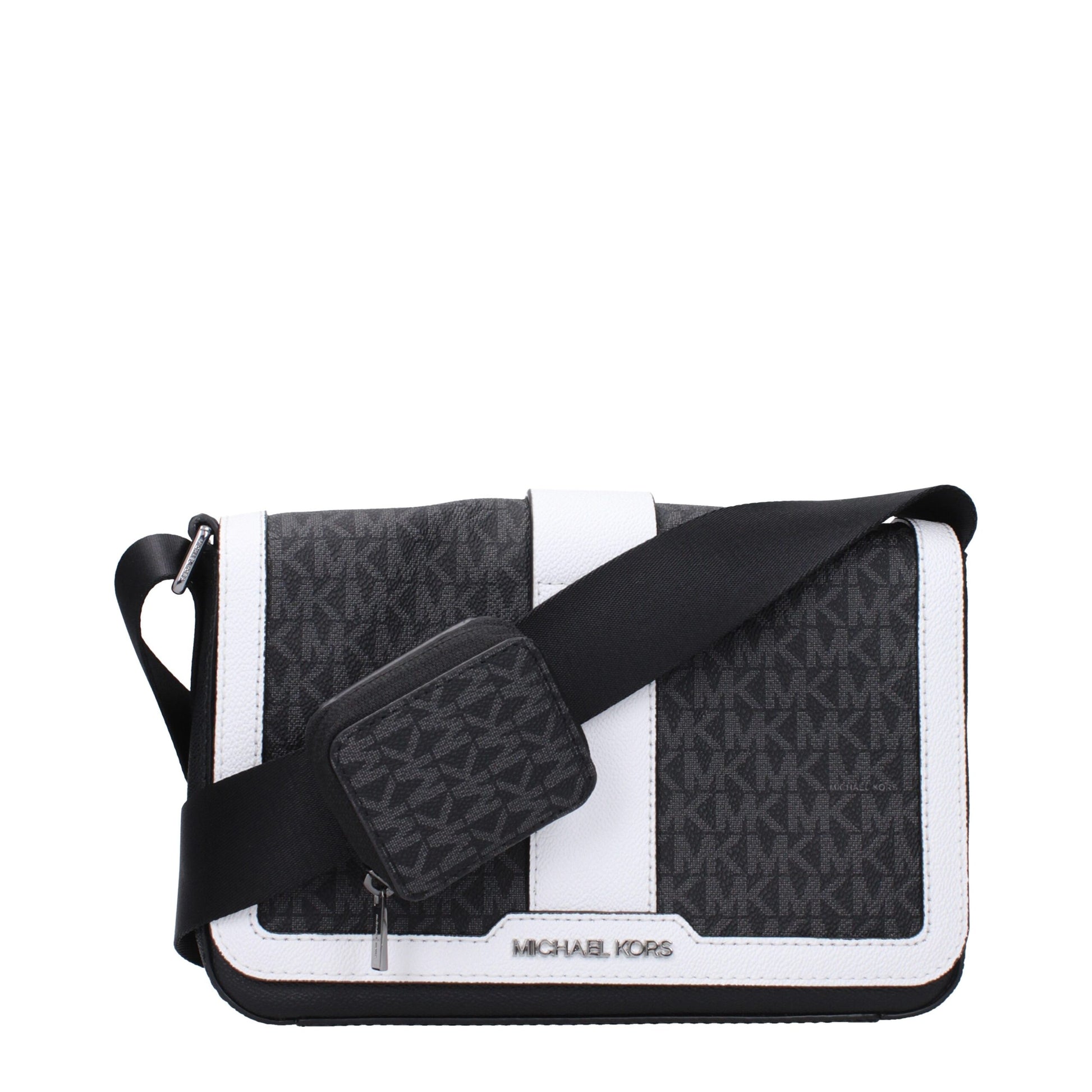 Michael Kors Black Fabric Crossbody Bag