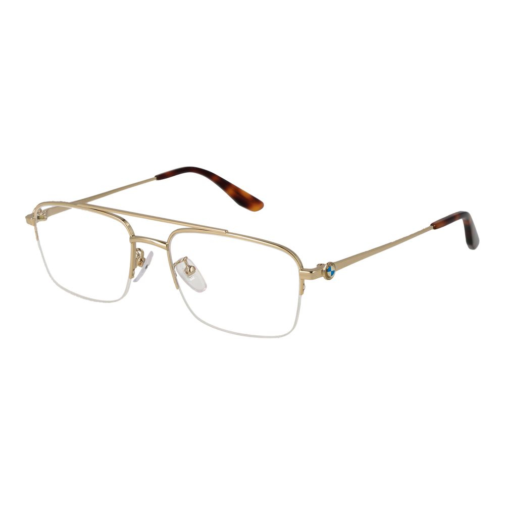 BMW Gold Glasses Frames for Men