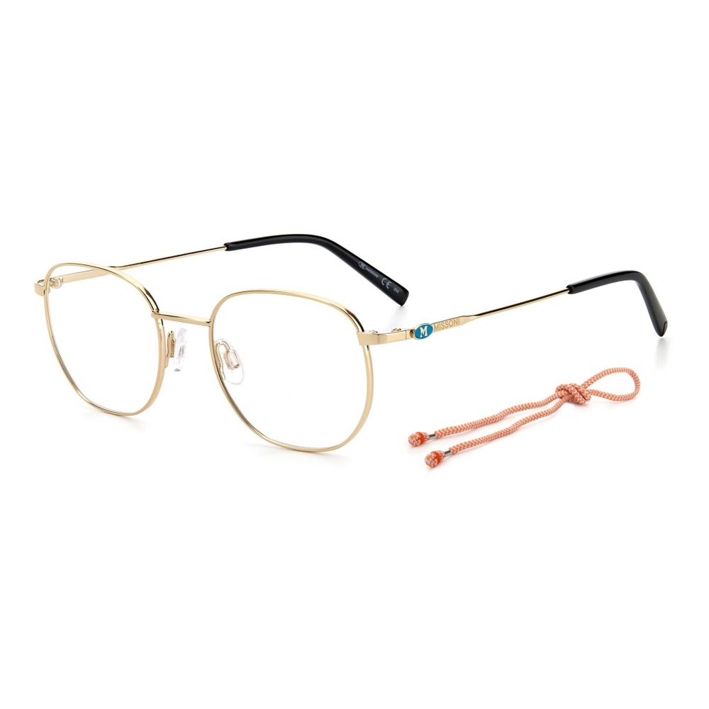 M Missoni Gold Glasses Frames for Women