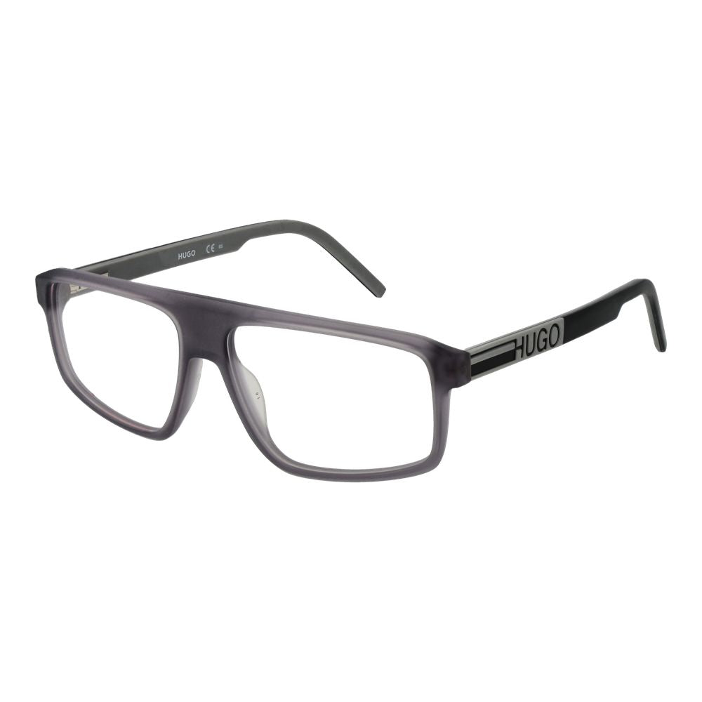 Hugo Boss Grey Glasses Frames for Men