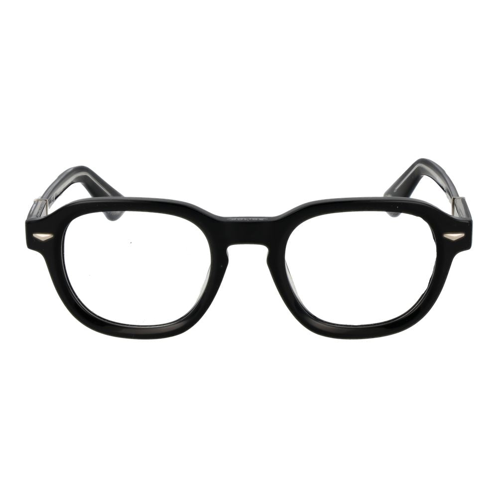 Police Black Cellulose Acetate Glasses (Frames)