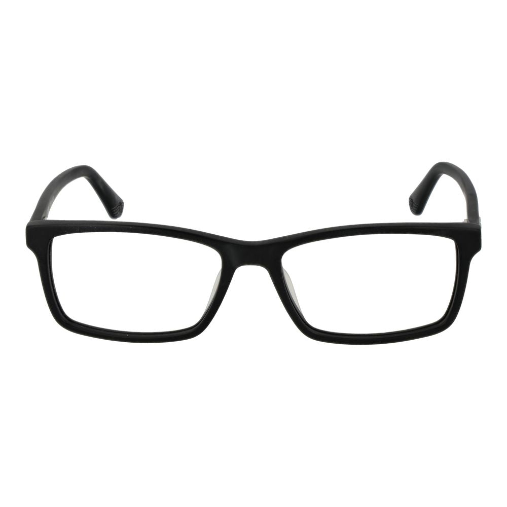 Police Black Cellulose Acetate Glasses (Frames)